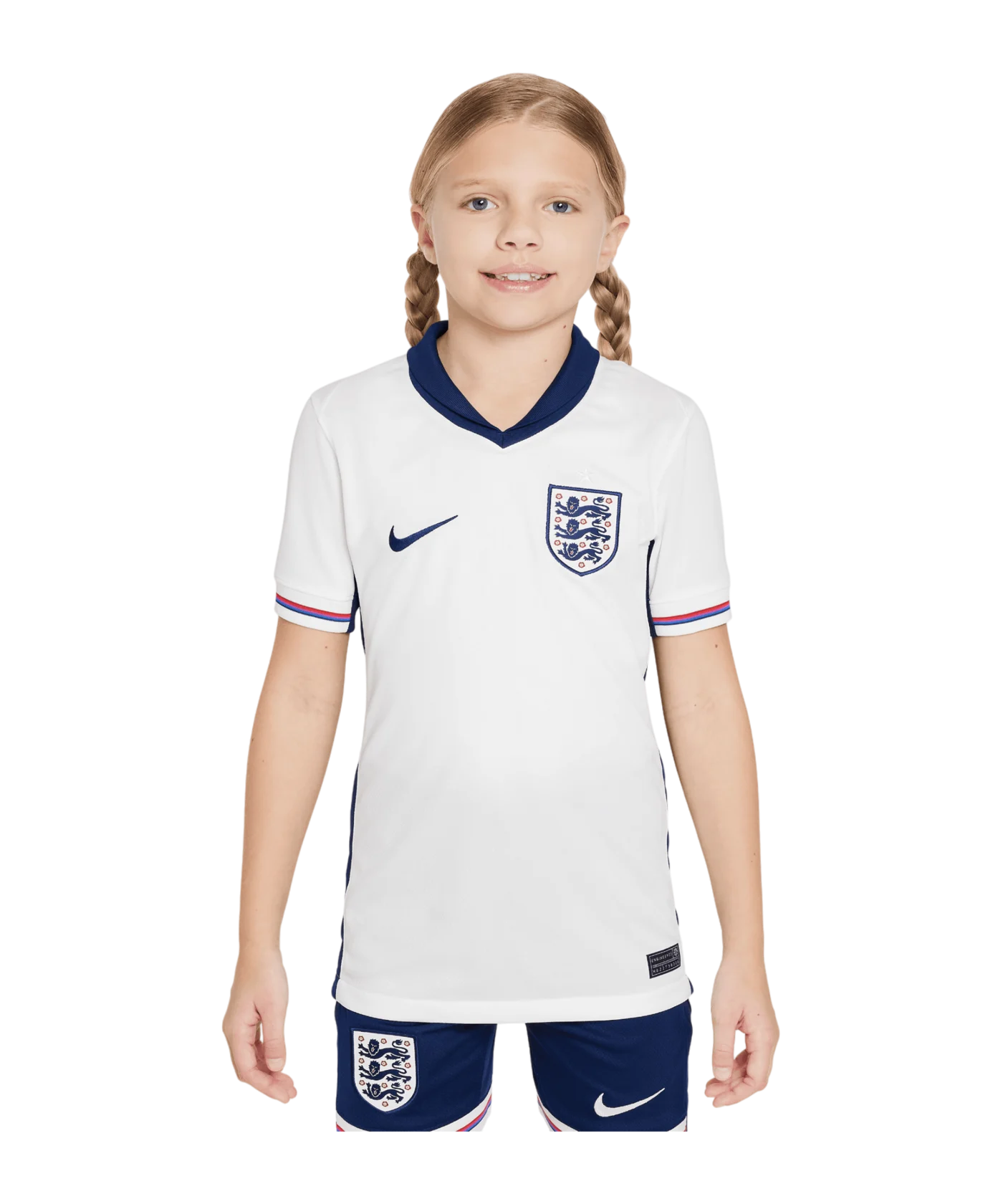 Nike England Trikot Home EM 2024 Kids Weiss F100