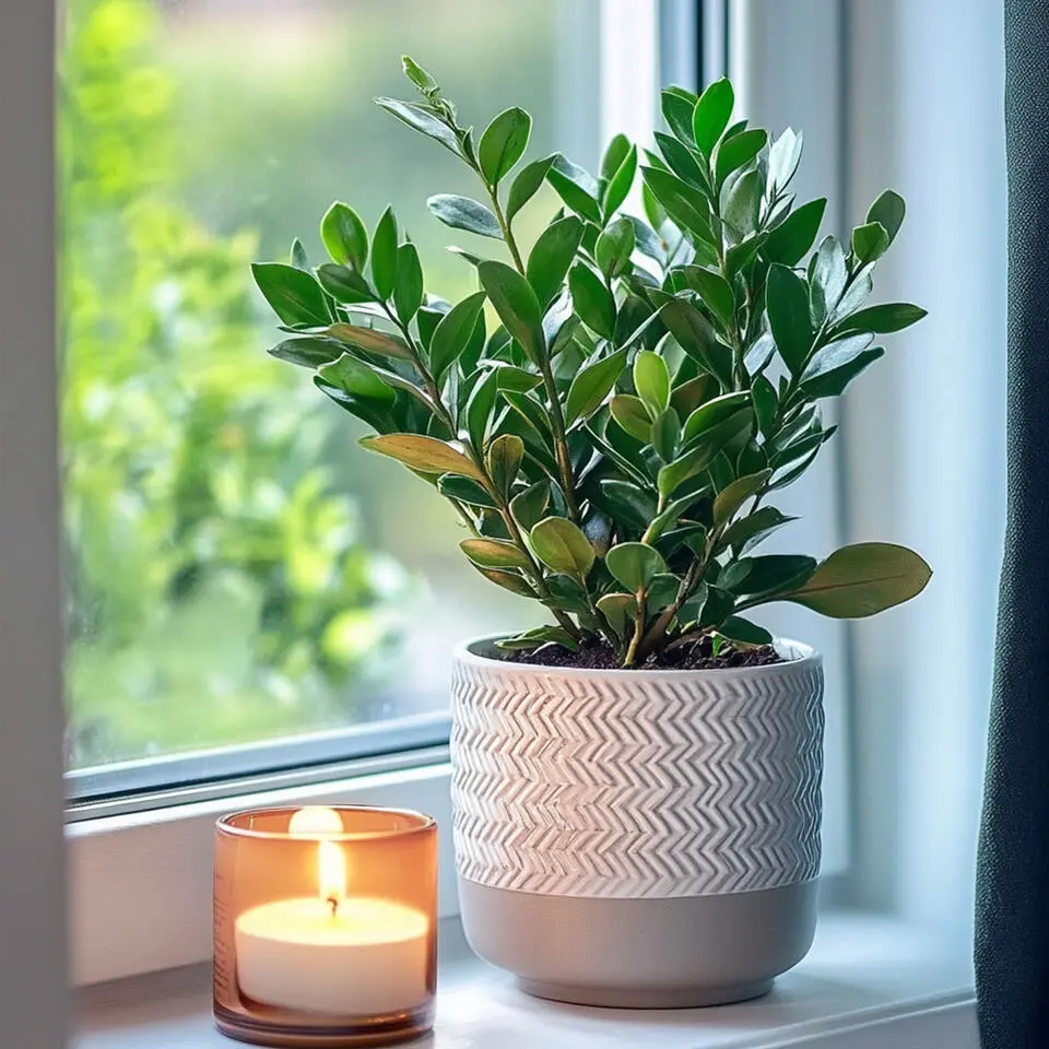 ZZ-plant - Zamioculcas Zamiifolia - Hoogte 55-65cm - ⌀17cm