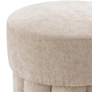 KARWEI Poef Okki zand polyester stof