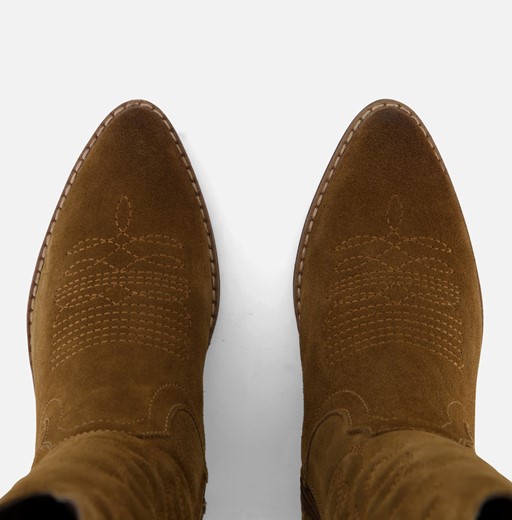 Cellini Cowboylaarzen cognac Suede