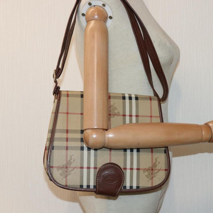 Burberry Vintage Burberry Shoulder Bag Beige