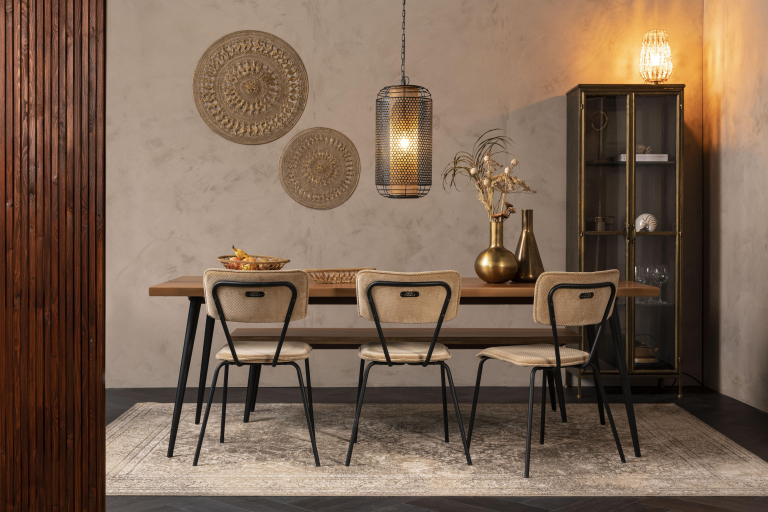 Dutchbone Rugged vloerkleed 200x300 licht
