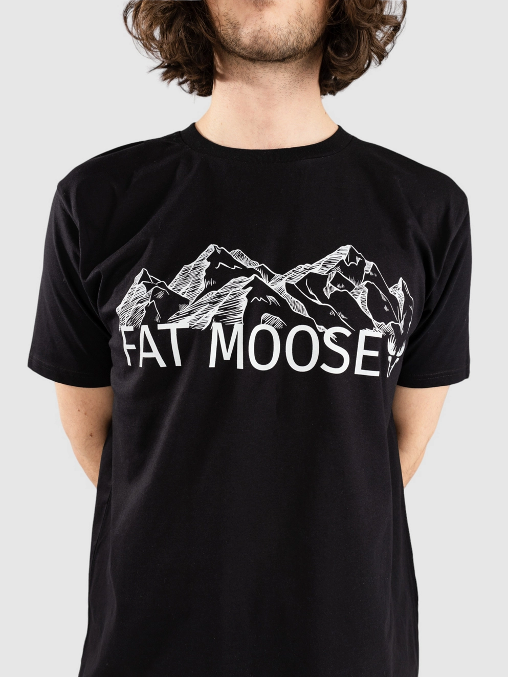 Fat Moose Walker T-Shirt black