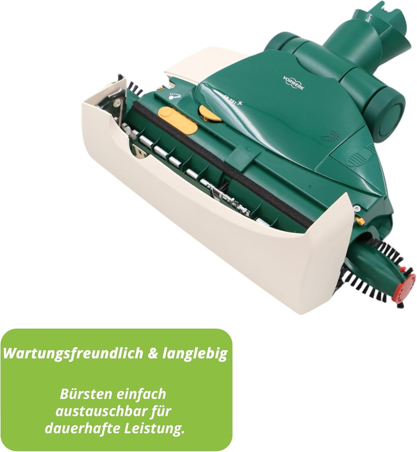 Staubsaugerladen.de Vorwerk Elektrobürste EB 351 – elektrische Teppichbürste für Kobold VK 130, 131, 135, 136, 140, 150, VT260, VT265, VT270 und Tiger Staubsauger 252, 260, 265, 270 – Vorführgerät