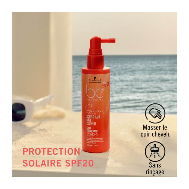 Brume Protectrice Cheveux et Cuir Chevelu SPF20 BC Sun Protect Schwarzkopf 100ml