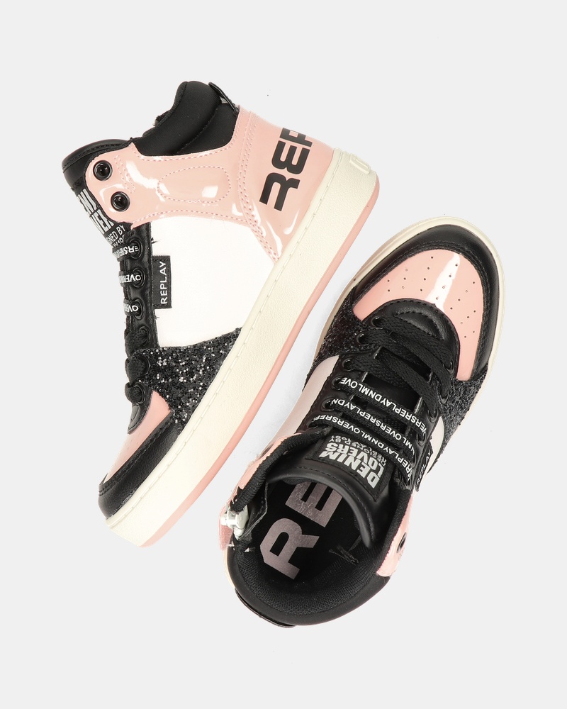 Replay Cobra 8 Hoge sneakers  - zwart