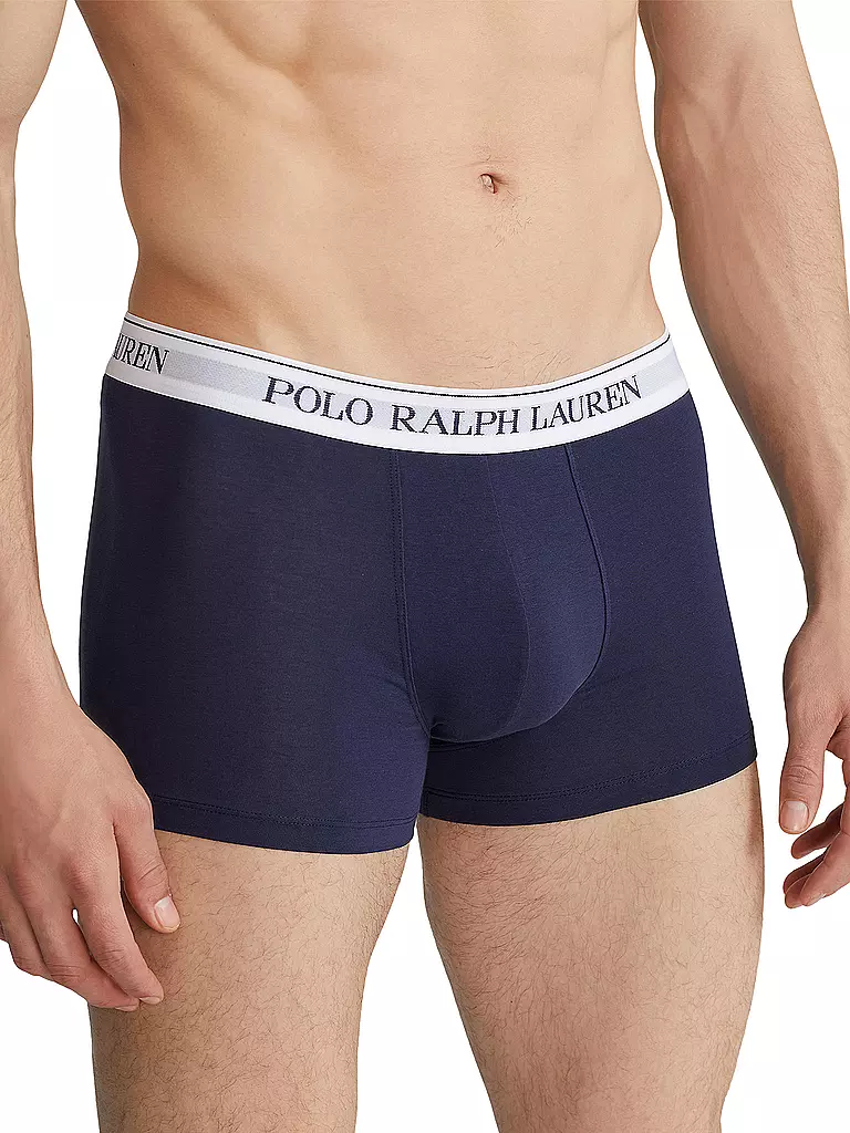 POLO RALPH LAUREN Pants 3er Pkg. Navy Aopp Navy  dunkelblau