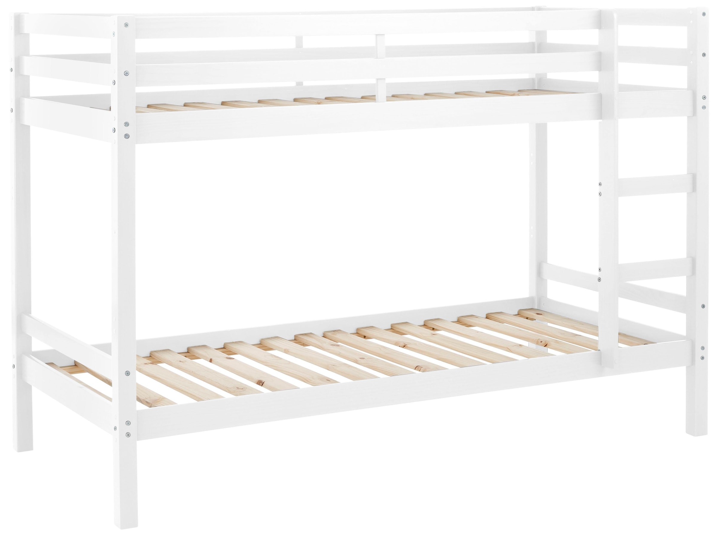 Lüttenhütt Etagenbett »Alpi« H/B/T,  Massivholz (Kiefer), Stockbett,
