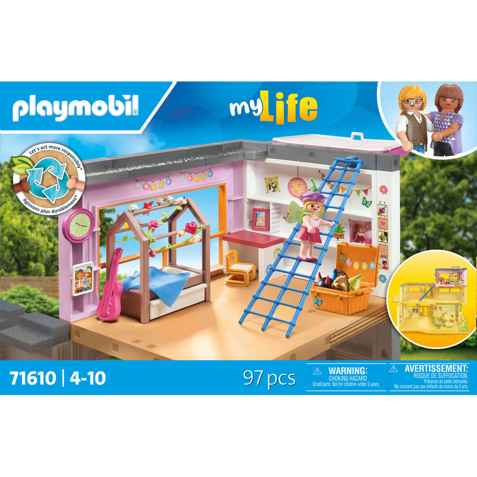 PLAYMOBIL My Life kinderkamer 71610