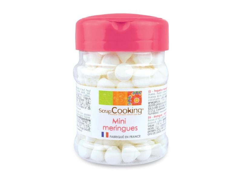 ScrapCooking Mini Meringues weiss 35 g Einfaches Dekorieren von Kuchen und Torten
