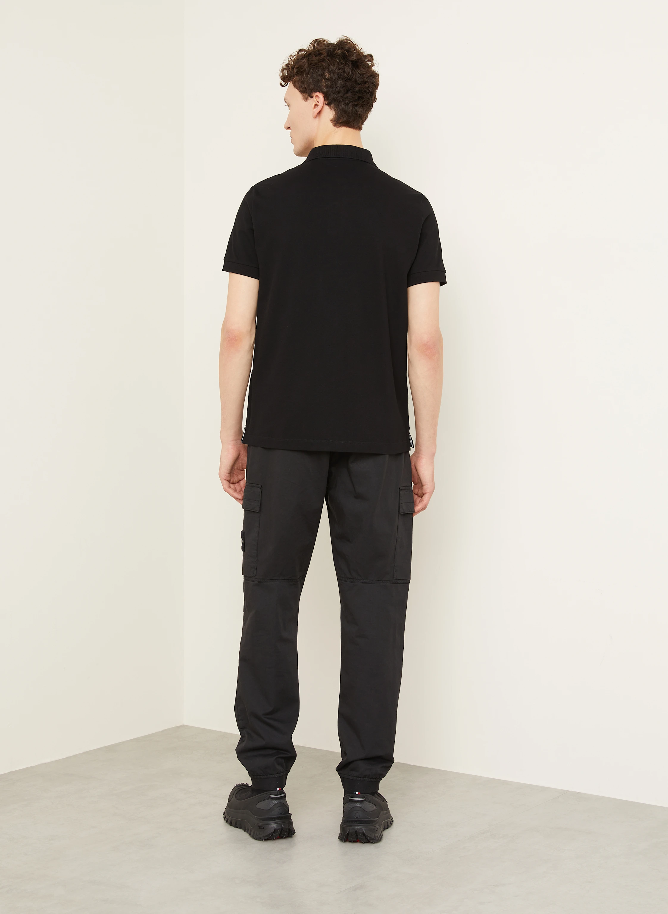 STONE ISLAND Piqué-Poloshirt Slim Fit
