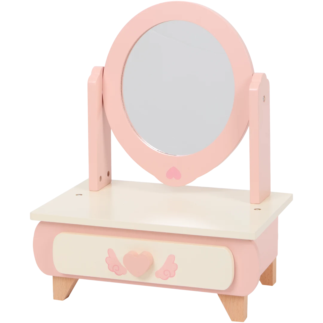 Houten make-up tafel 8-delig