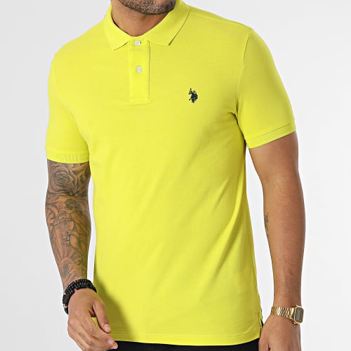 Polo Manches Courtes King Jaune