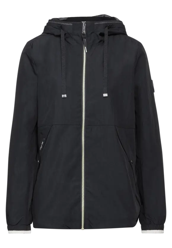 Moderner Windbreaker - Black