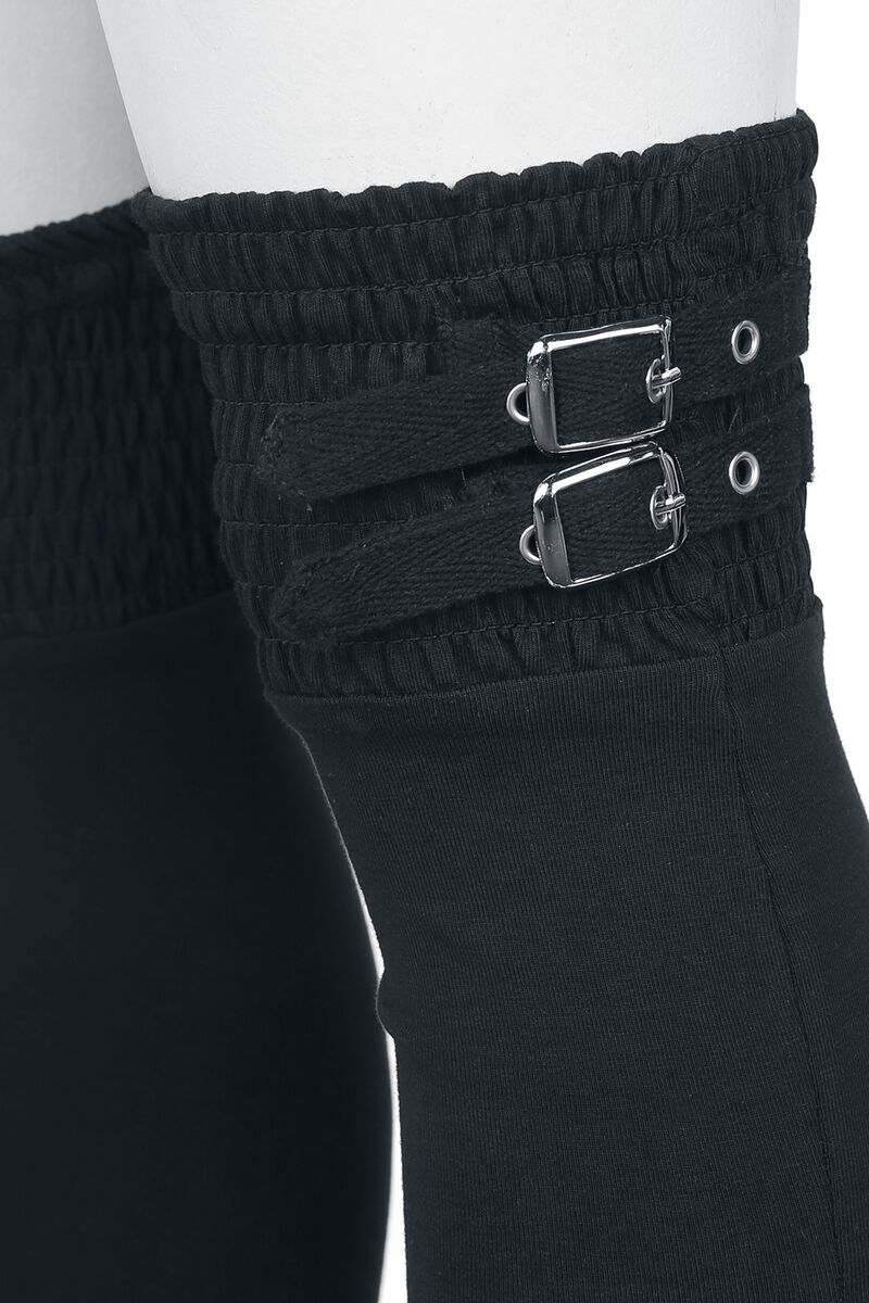 Guêtres Avec Laçages & Boucles | Gothicana by EMP Chaussettes montantes