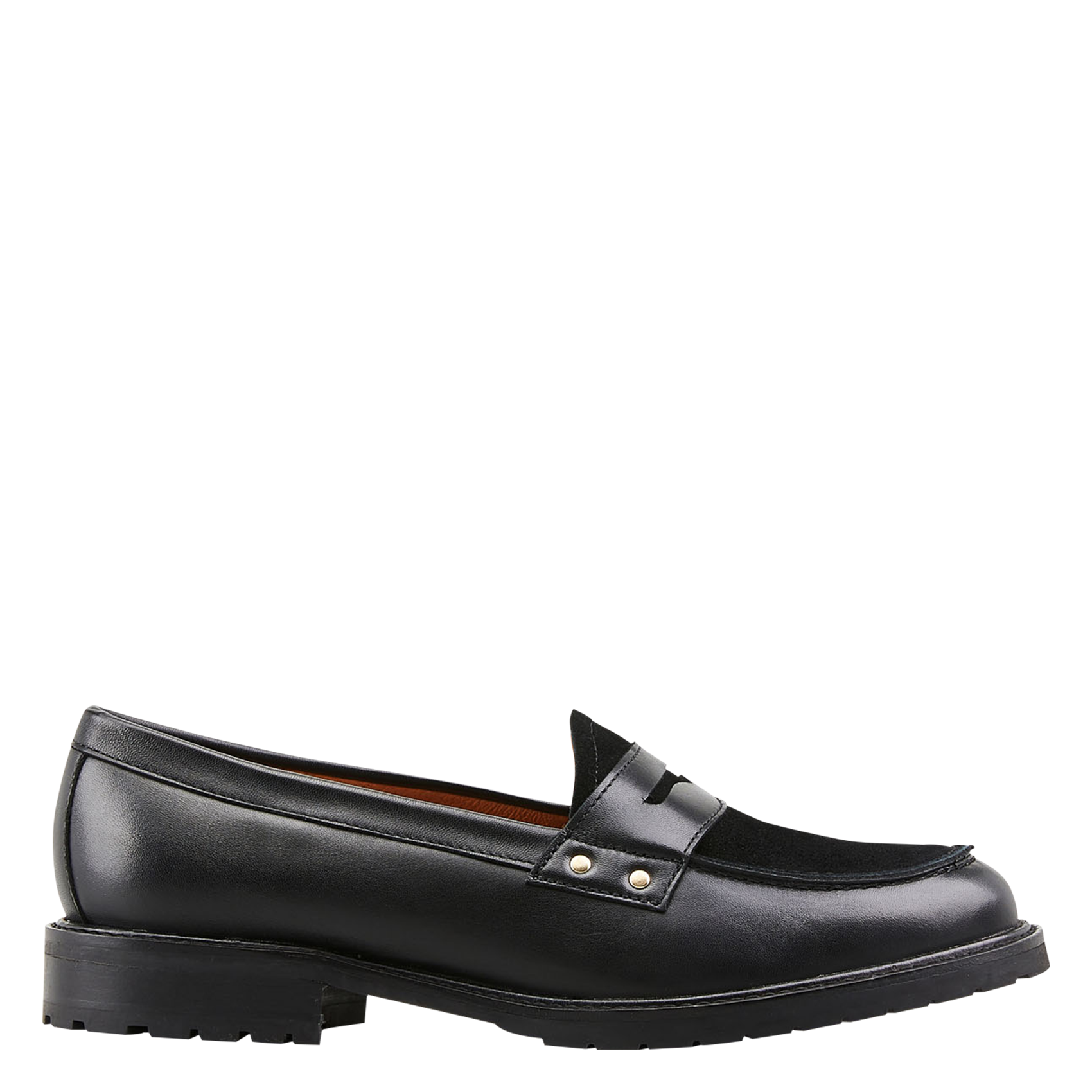 VALOLA - Mocassins bi-matière | Noir