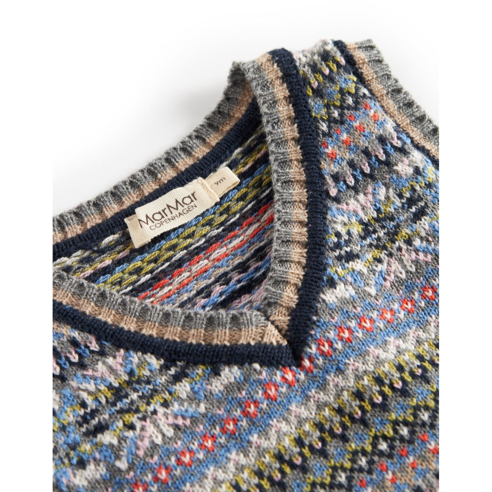 Køb MarMar Light Cotton Wool Fair Isle Fair Isle Taj B Strikket Vest