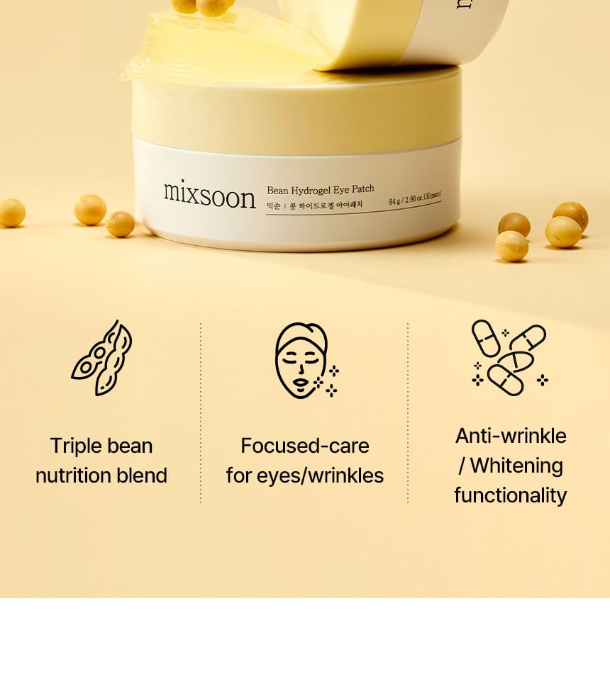 mixsoon - Bean Hydrogel Ooglapje