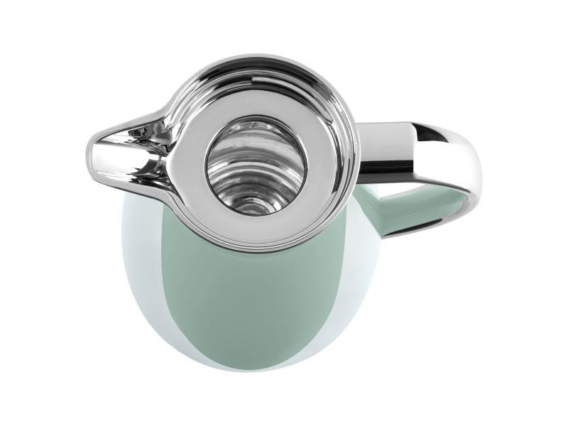 Emsa Thermoskanne Campo 1000 ml, Pastell Mint Isolierkanne mit Schraubverschluss und Ausgussknopf
