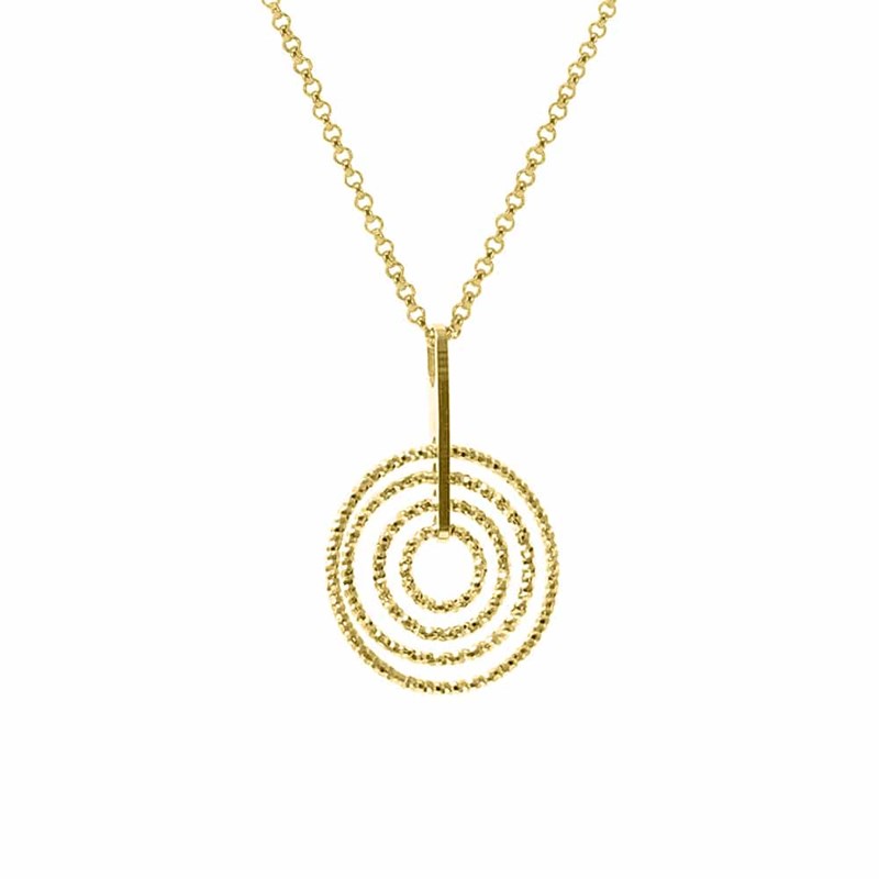 Collier Argent Doré Diamanté Béatrice Bis