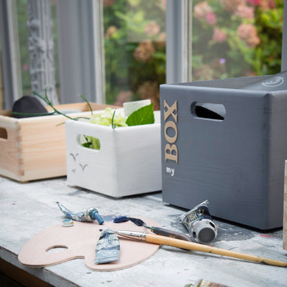 Caisse de rangement en bois Skyr S