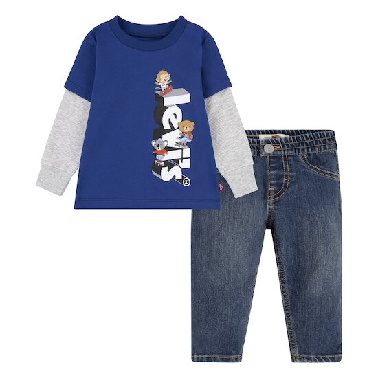 Ensemble Denim   Bleu        3 mois   de               Levi's Kids