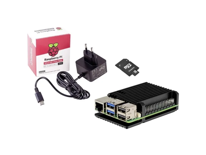 Joy-it Embedded Pi5 Kit Raspberry Pi® 5 B 4 GB 4 x 2.4 GHz inkl. kabinet, inkl. strømforsyning, inkl. Noobs OS
