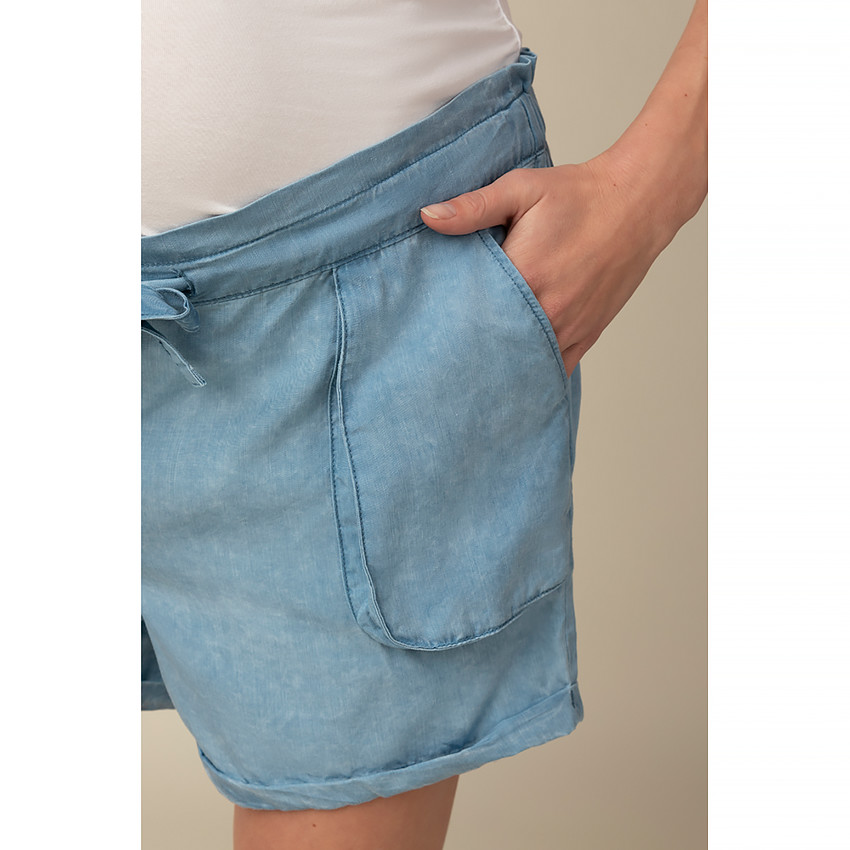 Short de grossesse effet jean