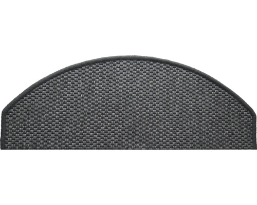 Trapmattenset Natura antraciet 28x65 cm 15-delig