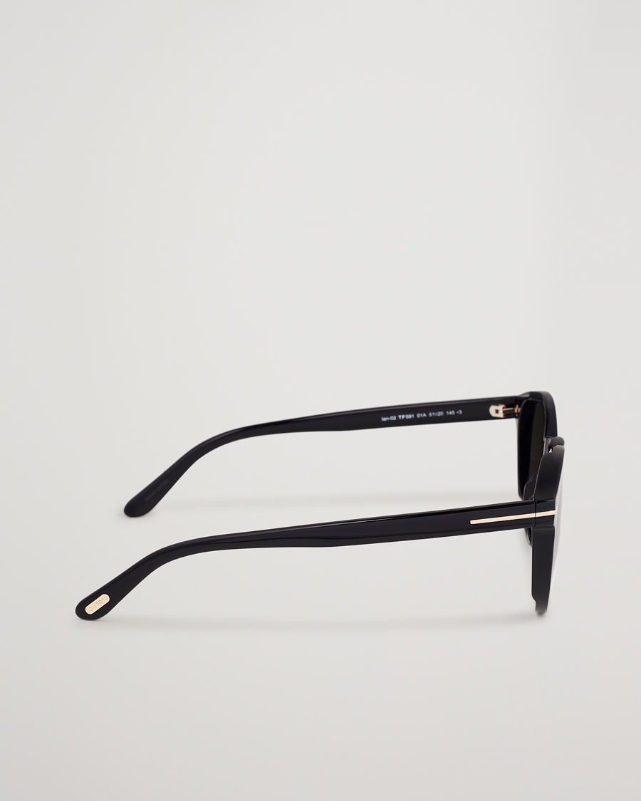 Tom Ford Ian FT0591 Sunglasses Shiny Black
