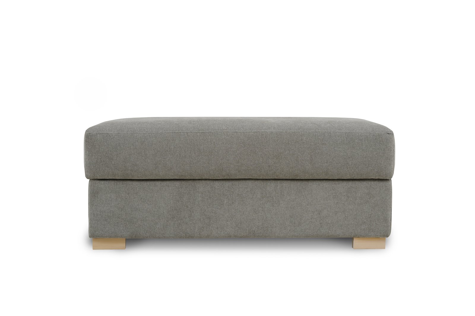 Modern Living pall Med oppbevaring. Tekstil Storm 3/3 Warm Grey og ben 1