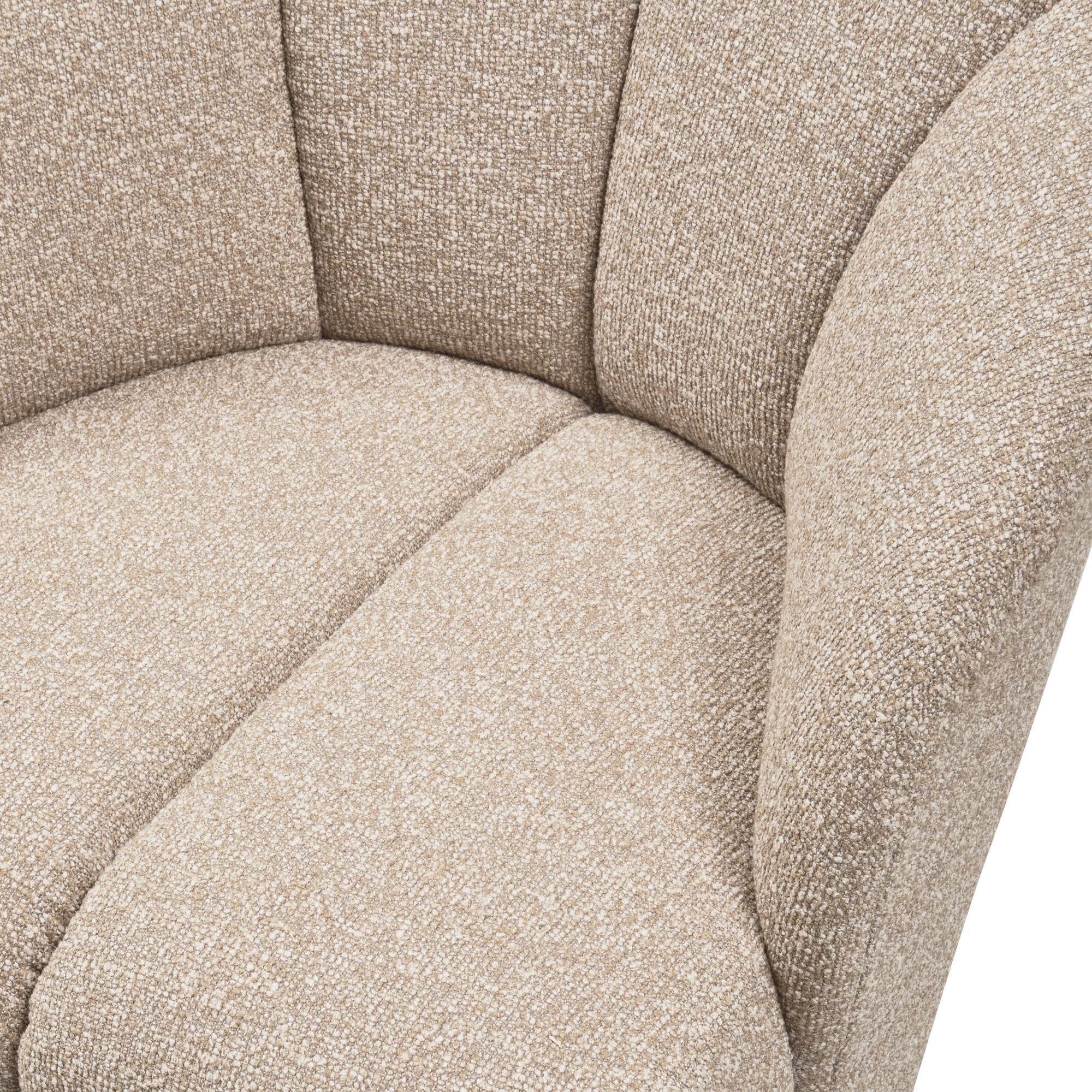 Draaifauteuil Mojo Mojo Draaifauteuil - Bouclé - Beige Melange