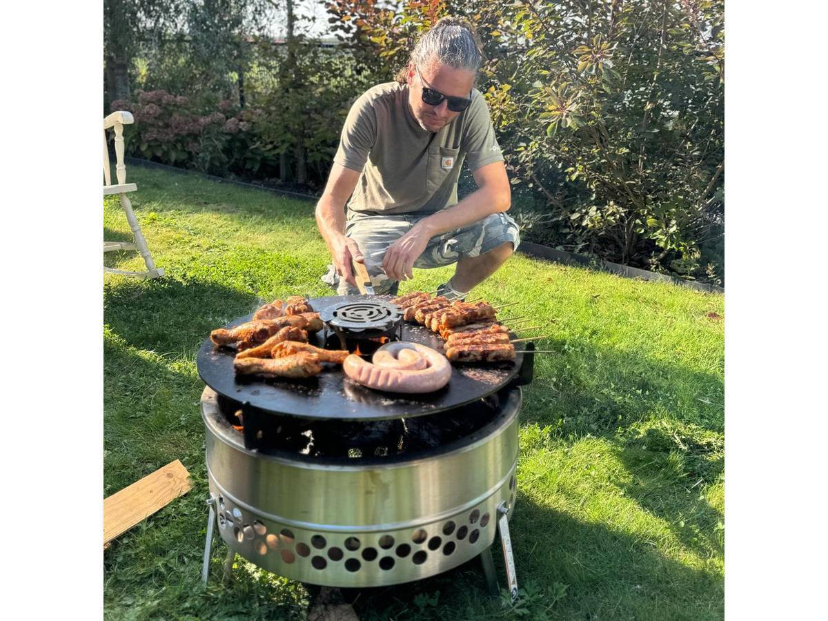 Petromax Pyron en Tyropit grillplaat
