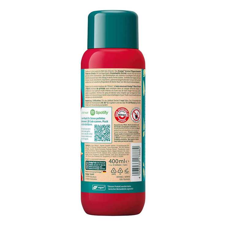 Kneipp Aroma-Pflegeschaumbad Traum des Orients, 400 ml