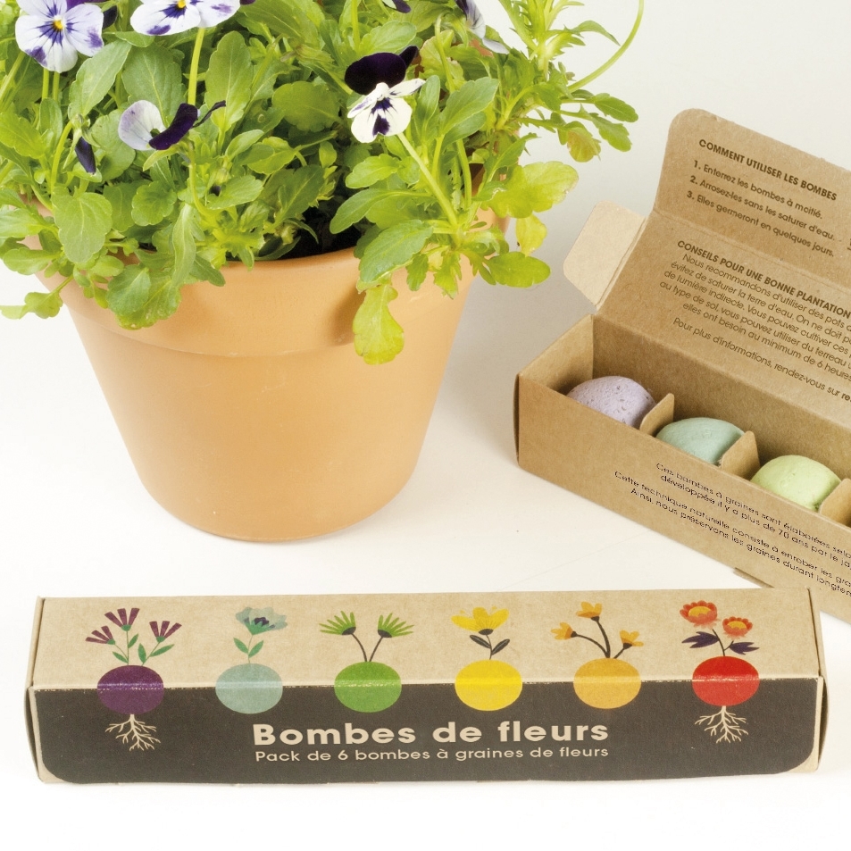 Set de 6 bombes de fleurs