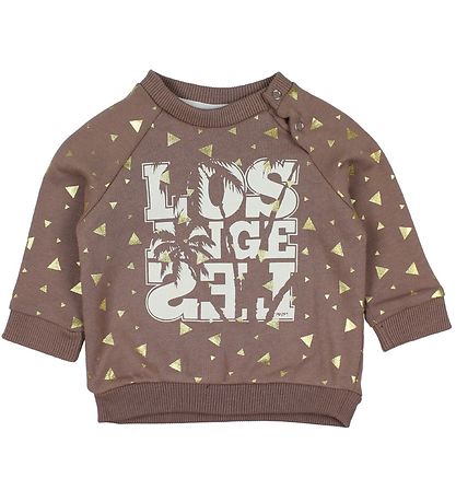Petit by Sofie Schnoor Sweatshirt - Mattes Lila m. Gold