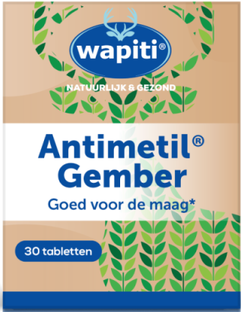 Wapiti Antimetil Gember Tabletten 30TB