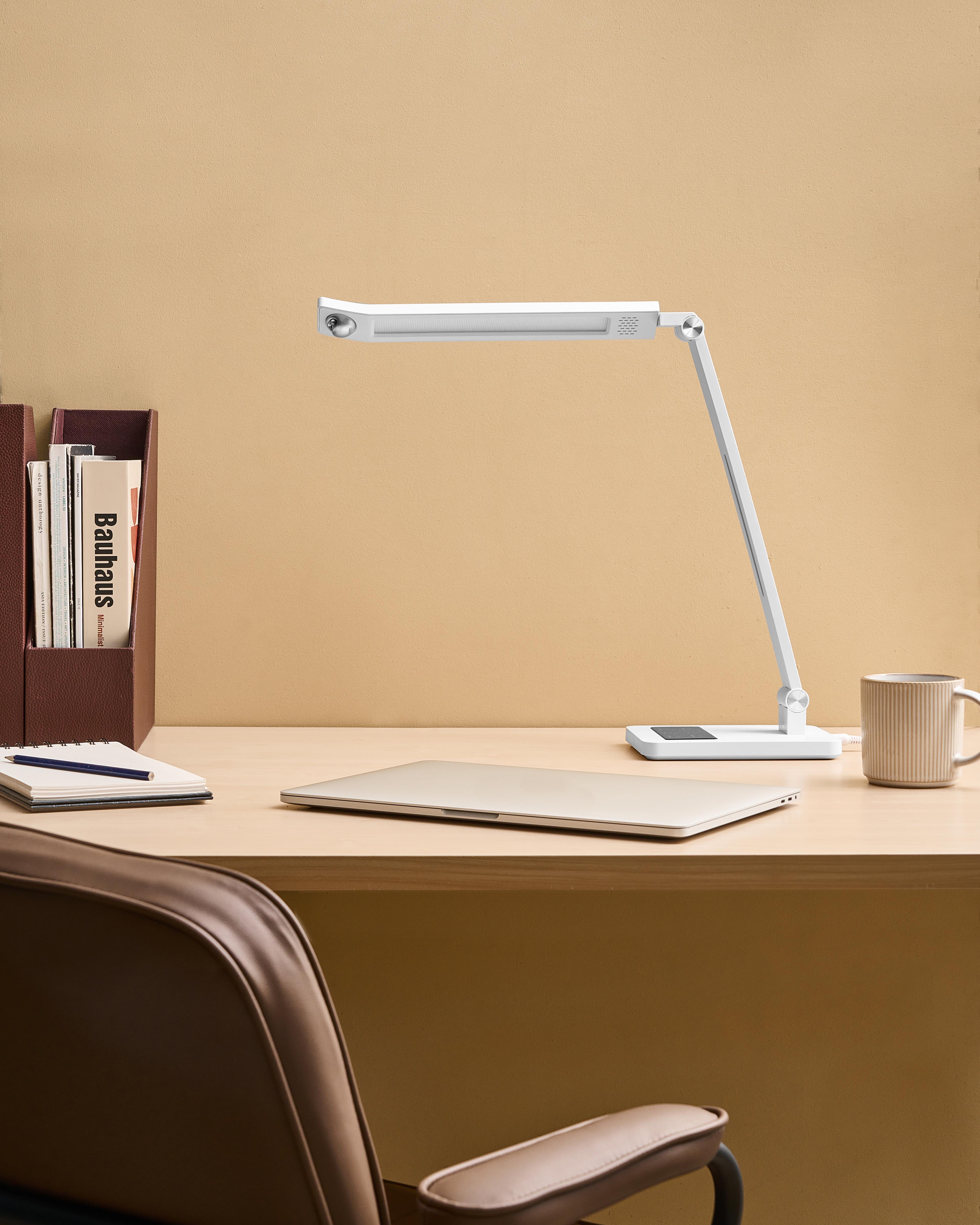 LED bureaulamp LEPUS met bewegingssensor Wit