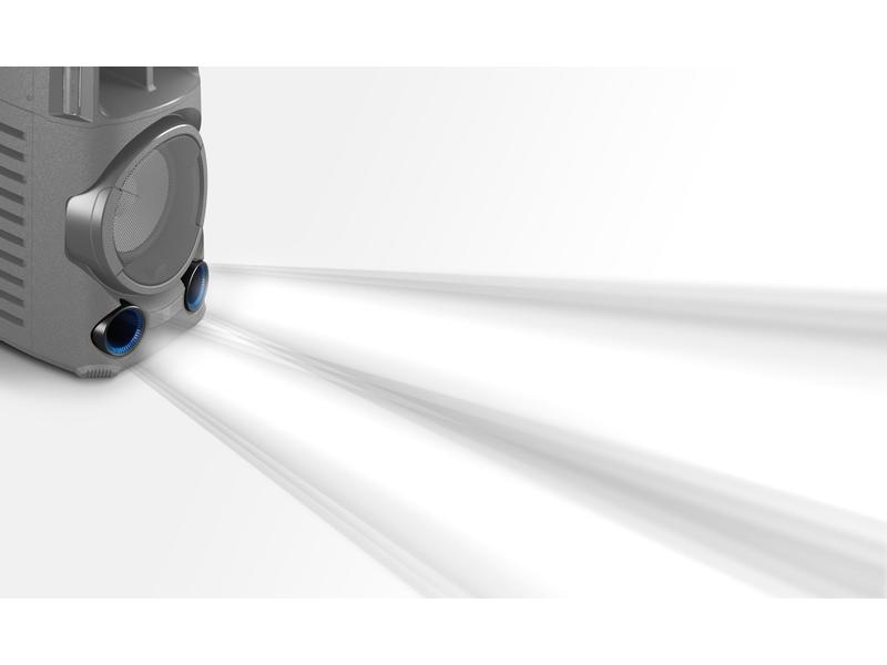 Sony Musik-System MHC-V43D Schwarz Leistungsstarkes Audiosystem mit Bluetooth