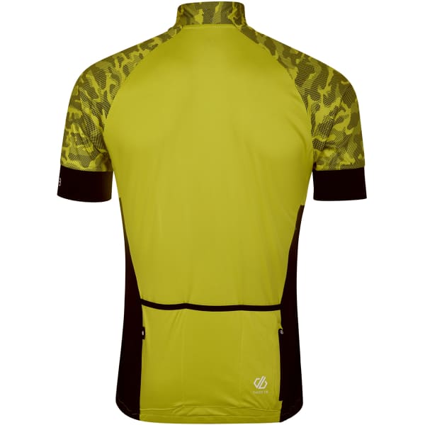 Maillot vélo DARE 2B STAY THE COURSE III JERSEY GREEN ALGAE/BLACK MICRO CAMO