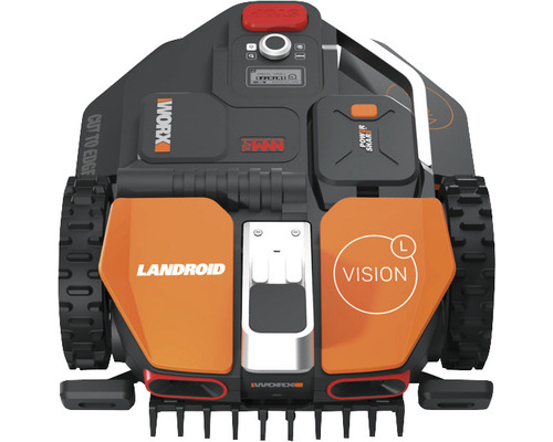 WORX 20V Landroid Vision L1600 22cm/1.600m² robotmaaier met app, zonder begrenzingsdraad WR216E, incl. 4Ah accu en laadstation