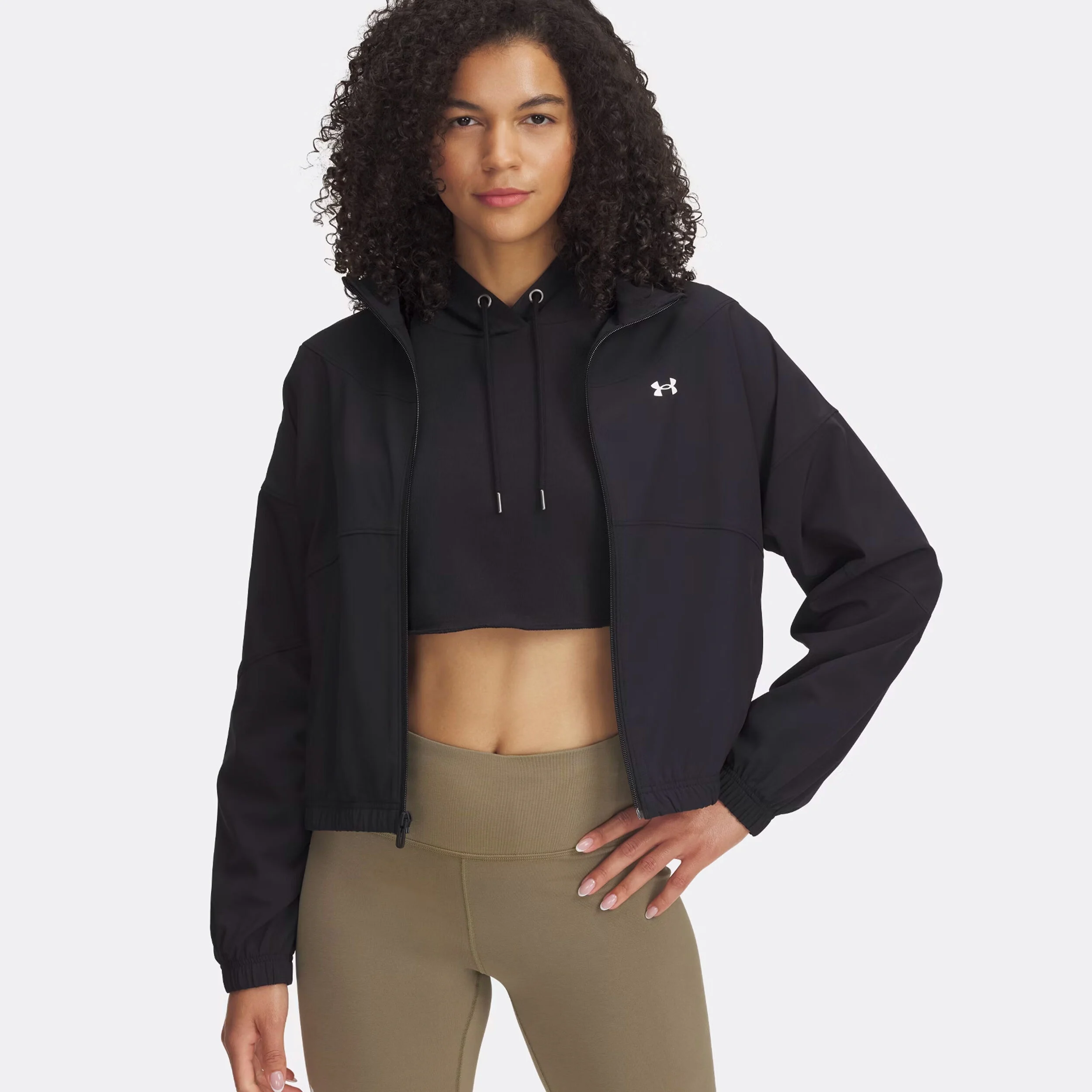 Under Armour Rival Woven Veste De Survêtement Femmes - Noir