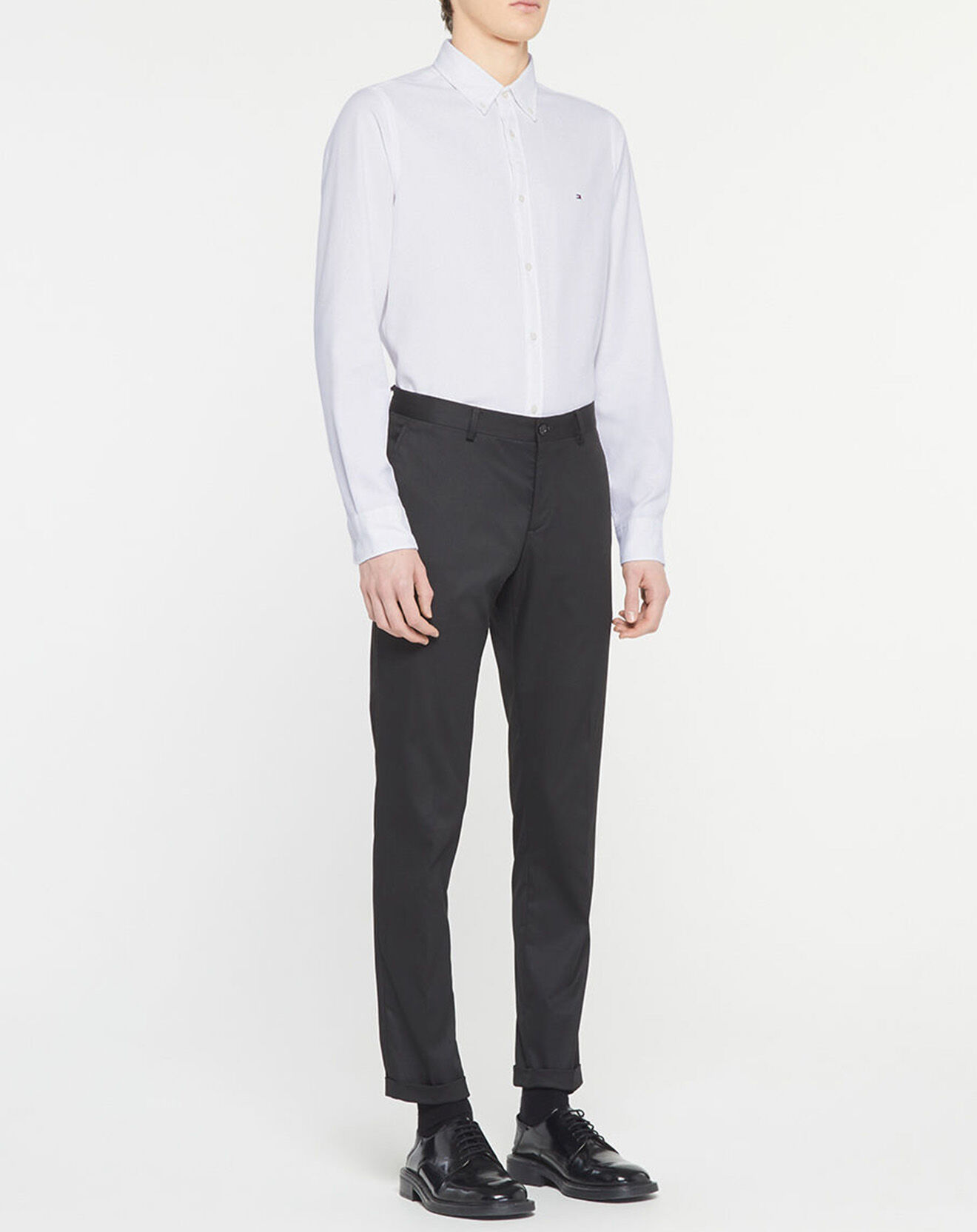 Tommy Hilfiger Chemise slim Amurée Thflex blanche