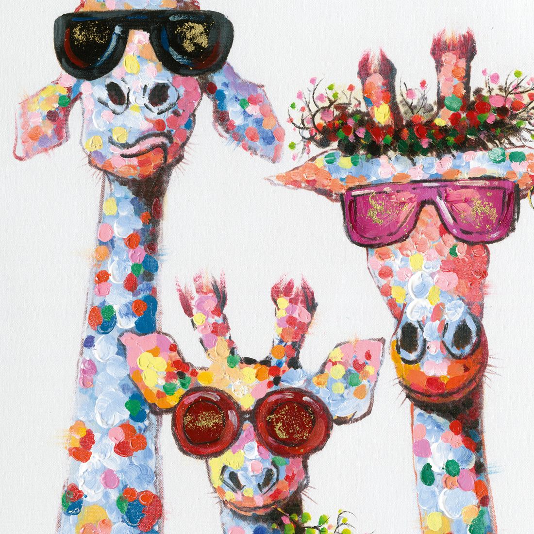 Keilrahmenbild GIRAFFEN