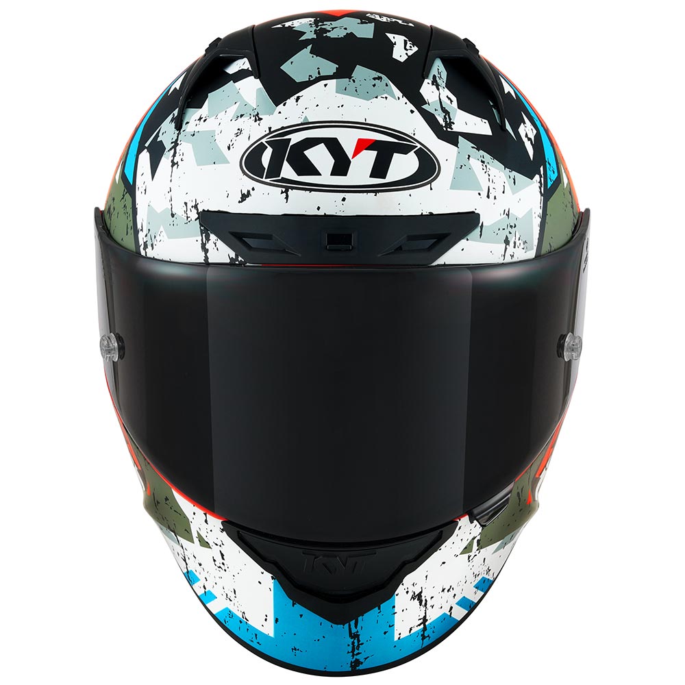 kyt - Casque NZ-Race Blazing Rouge / Blanc / Mat