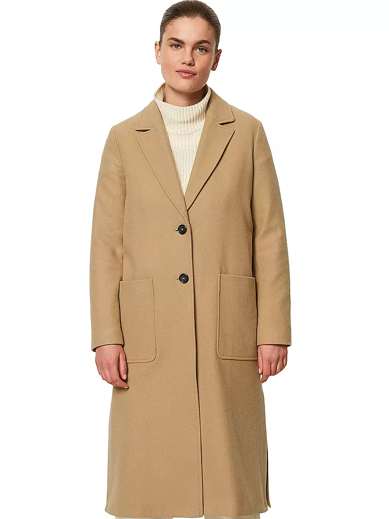 MARC O'POLO Wollmantel camel