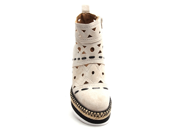 Alpe boots bottine talons femme 2285 beige