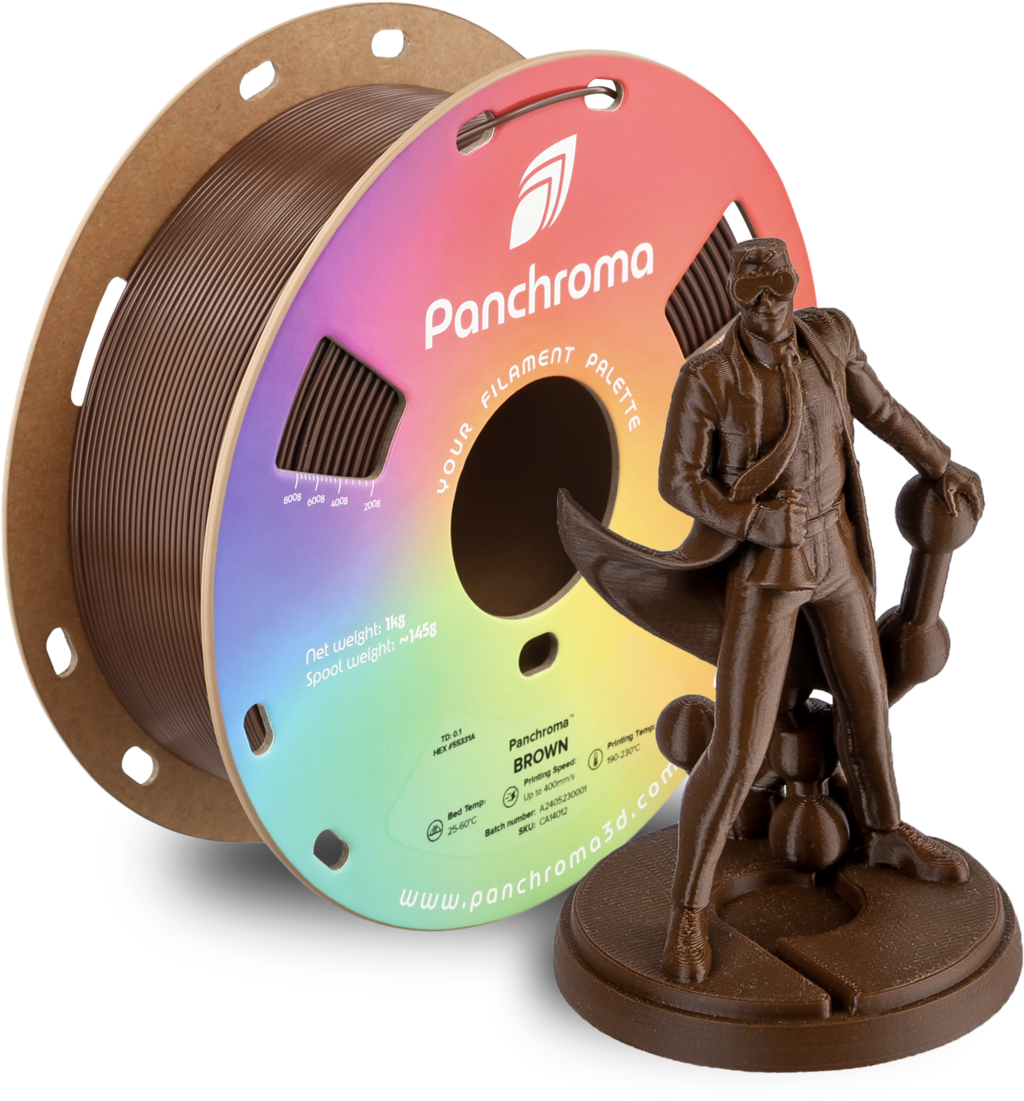 Polymaker  Panchroma CoPE Brown, 1,75 mm / 1000 g    Farbenprächtiger Copolyester in Brown