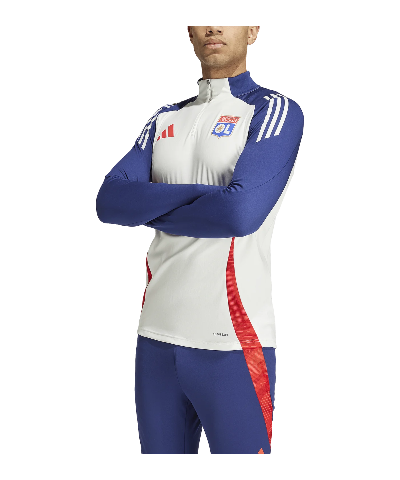 adidas Olympique Lyon Sweatshirt Weiss