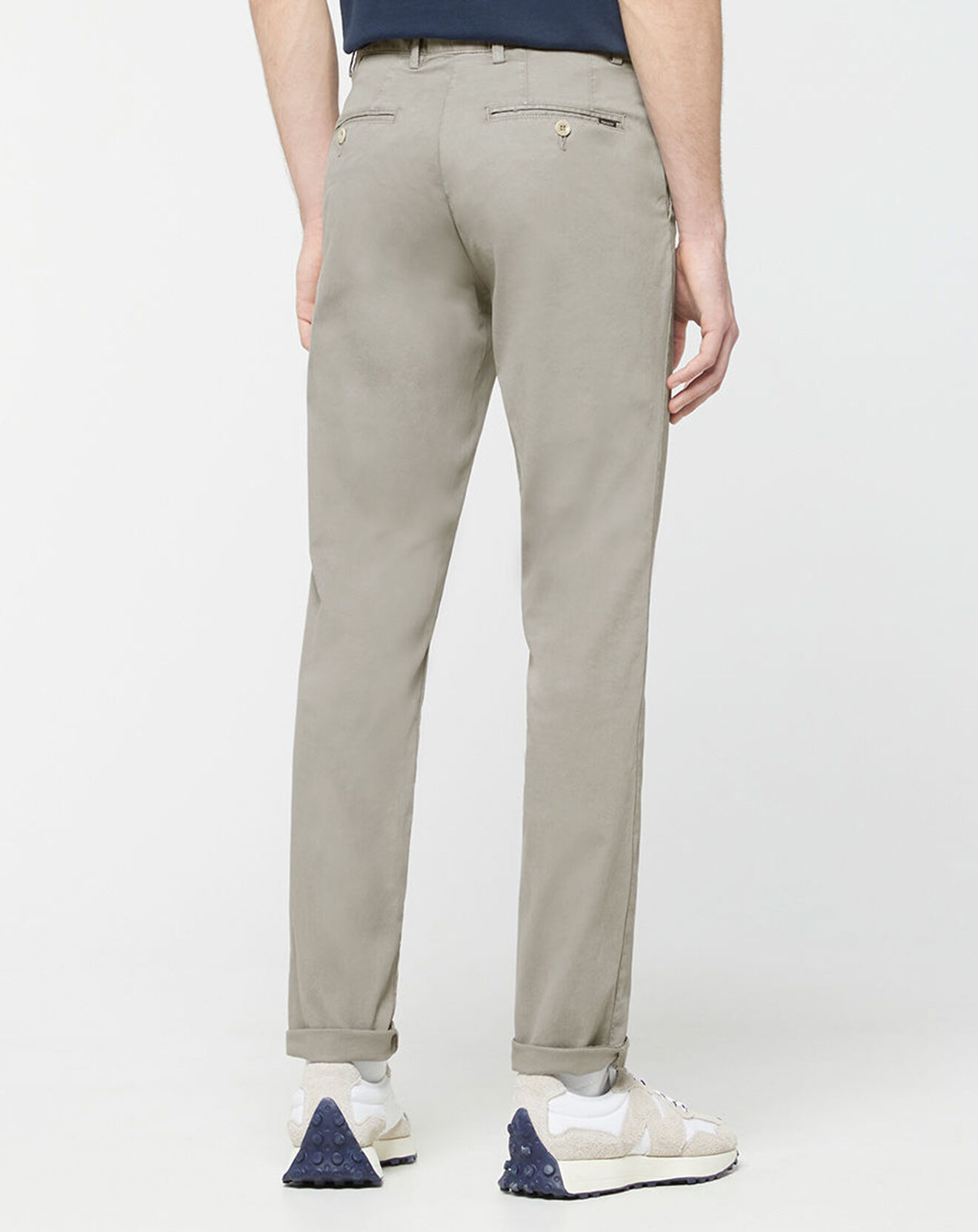 Hackett London Pantalon Chino Slim Fit Texturé gris